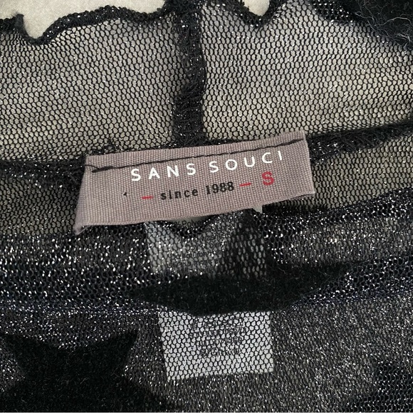 Metallic Sheer Star Mesh Top - Picture 3 of 3